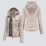 Hooded classic jacket for women