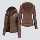 Hooded classic jacket for women