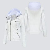 Hooded classic jacket for women