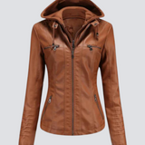 Hooded classic jacket for women