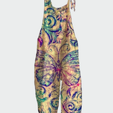 Alex | Retro Dungarees With Butterfly Embellishment