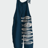 Alexandra | Intricate Floral Patterned Jumpsuit Silhouette