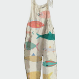 Rowan | Retro Multicoloured Jumpsuit for Summerwear