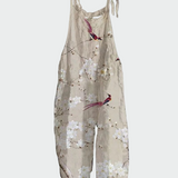 Alex | Retro Floral Jumpsuit Enchanting Springtime