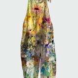 Alexandra Jameson | Retro Floral Patterned Jumpsuit