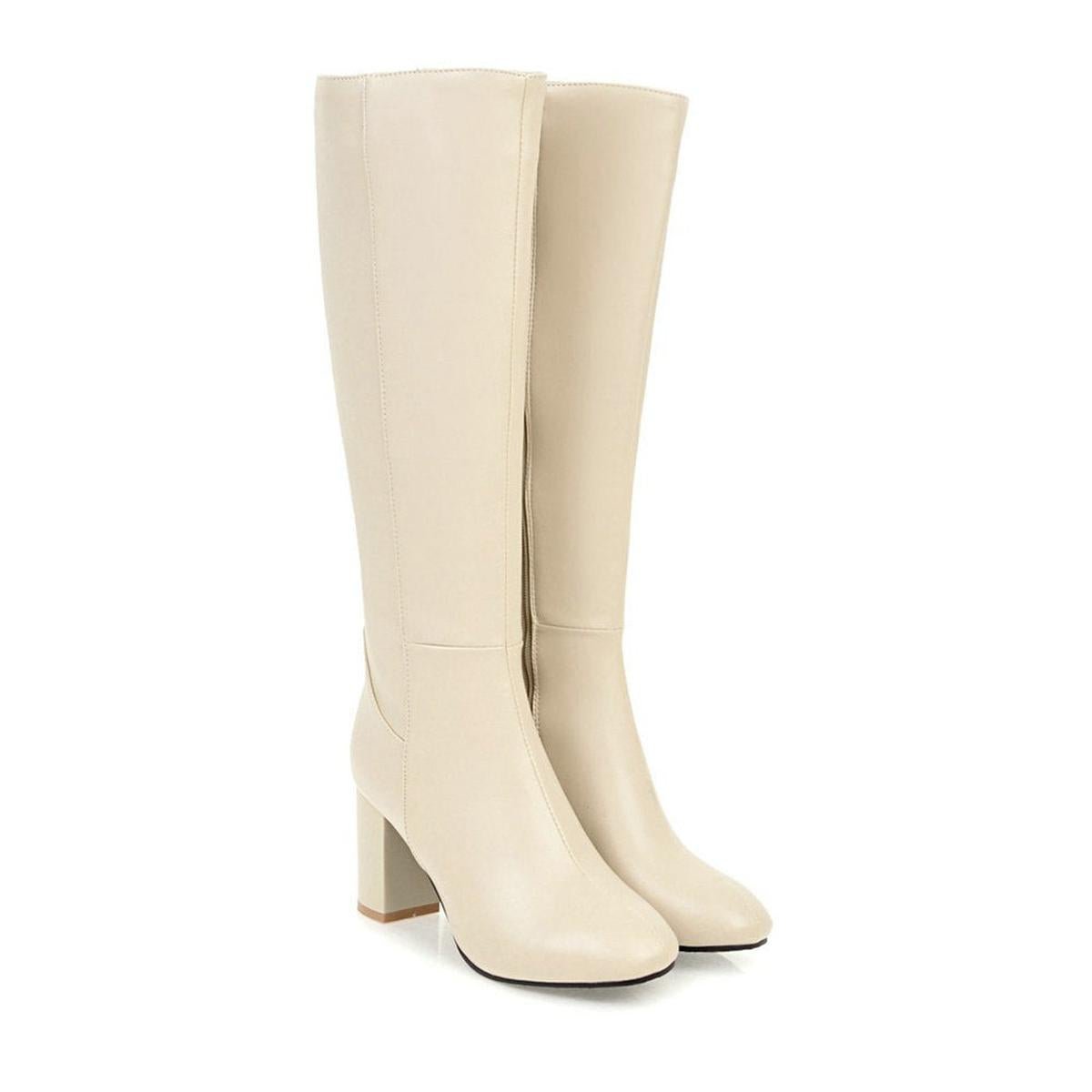 Joyce | Vegan Leather Ankle Boots With Zipper
