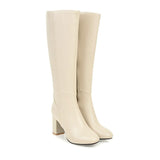 Joyce | Vegan Leather Ankle Boots With Zipper