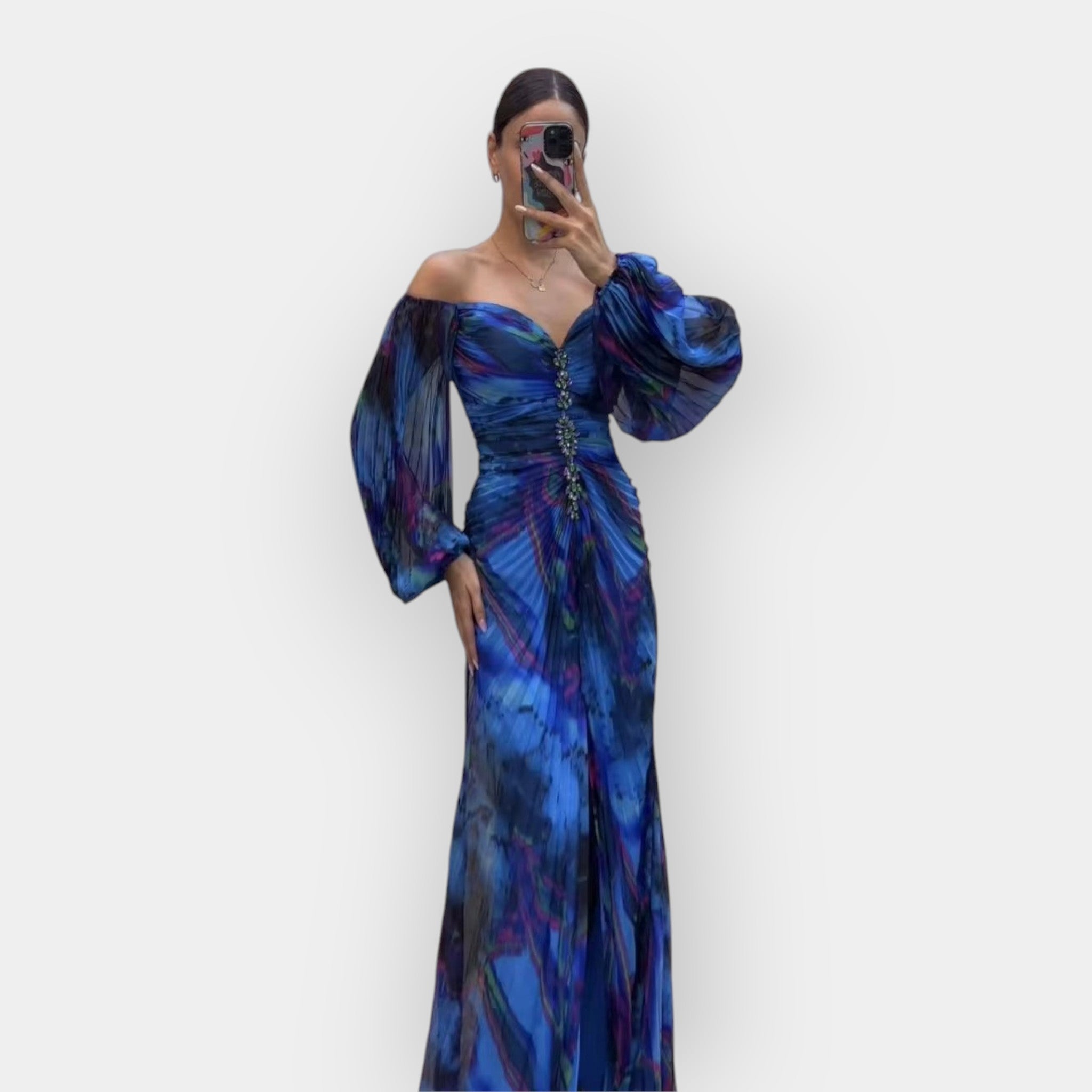 Alexandra Grace | Airy Dress With Exquisite Opening