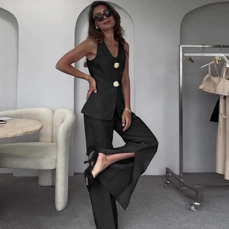 Women’s Modern Two-Piece Blazer Suit