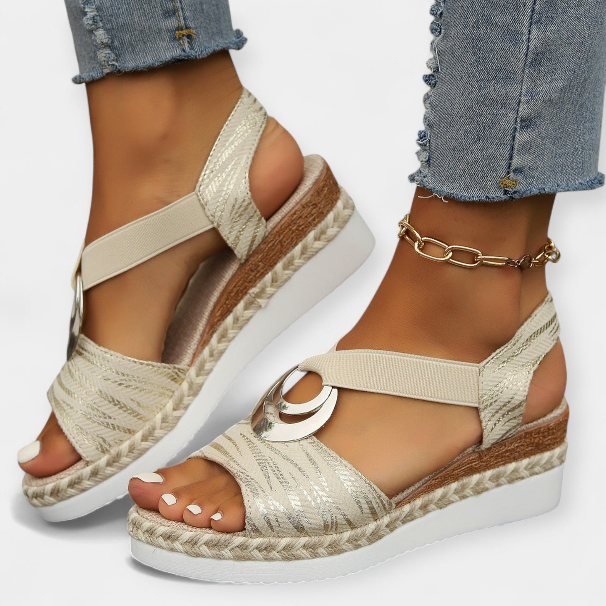 Christopher | Roman Sandals With Handwoven Leather