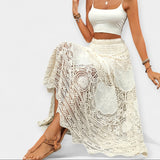 Alexandra | Luxurious Embellished Midi Skirt Lacework