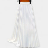 Charlotte | Luxurious Glamorous Pleated Satin Skirt