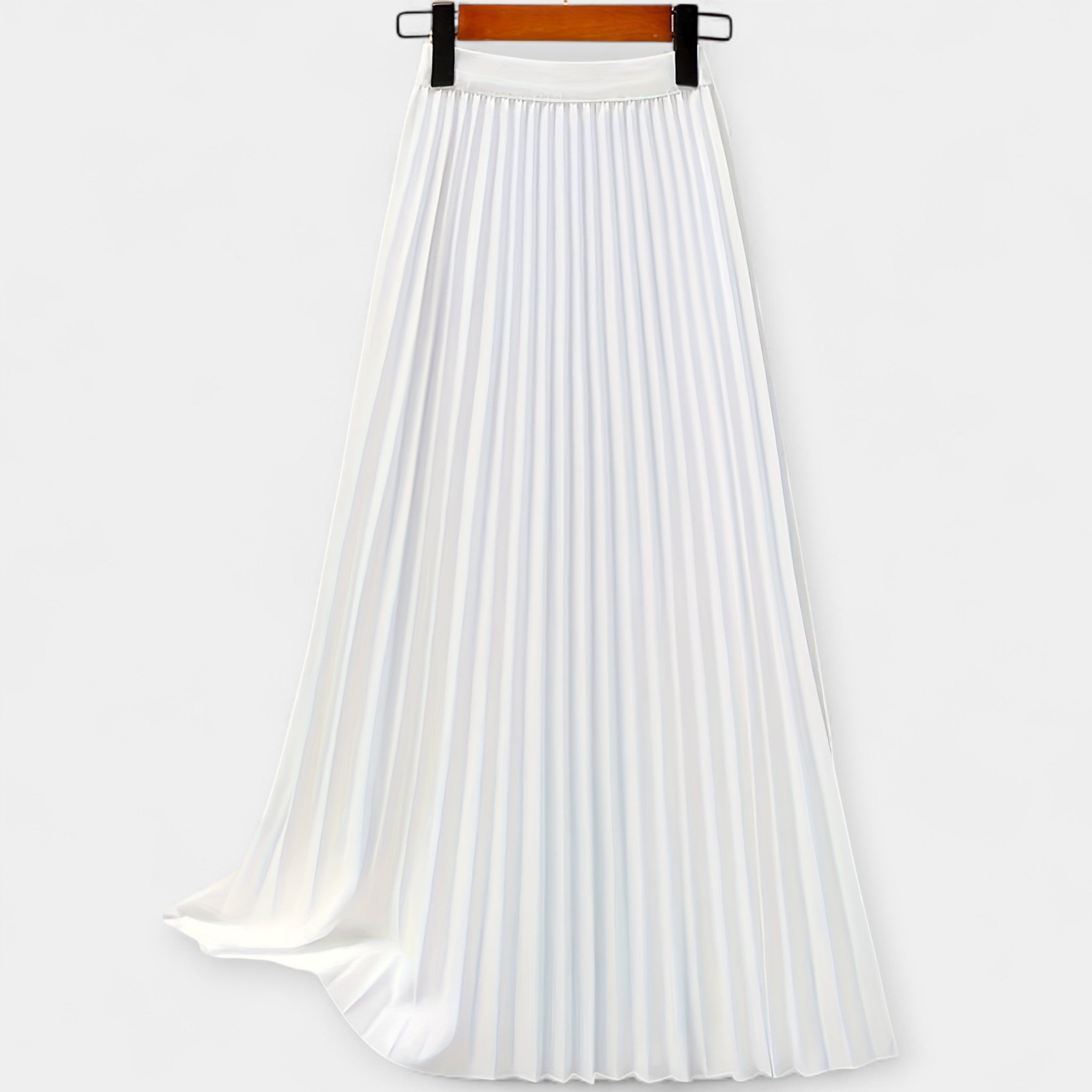 Charlotte | Luxurious Glamorous Pleated Satin Skirt