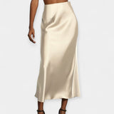 Rowan | High Waist Midi Skirt