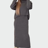 Charlotte | Dress and Turtleneck Cashmere Ensemble