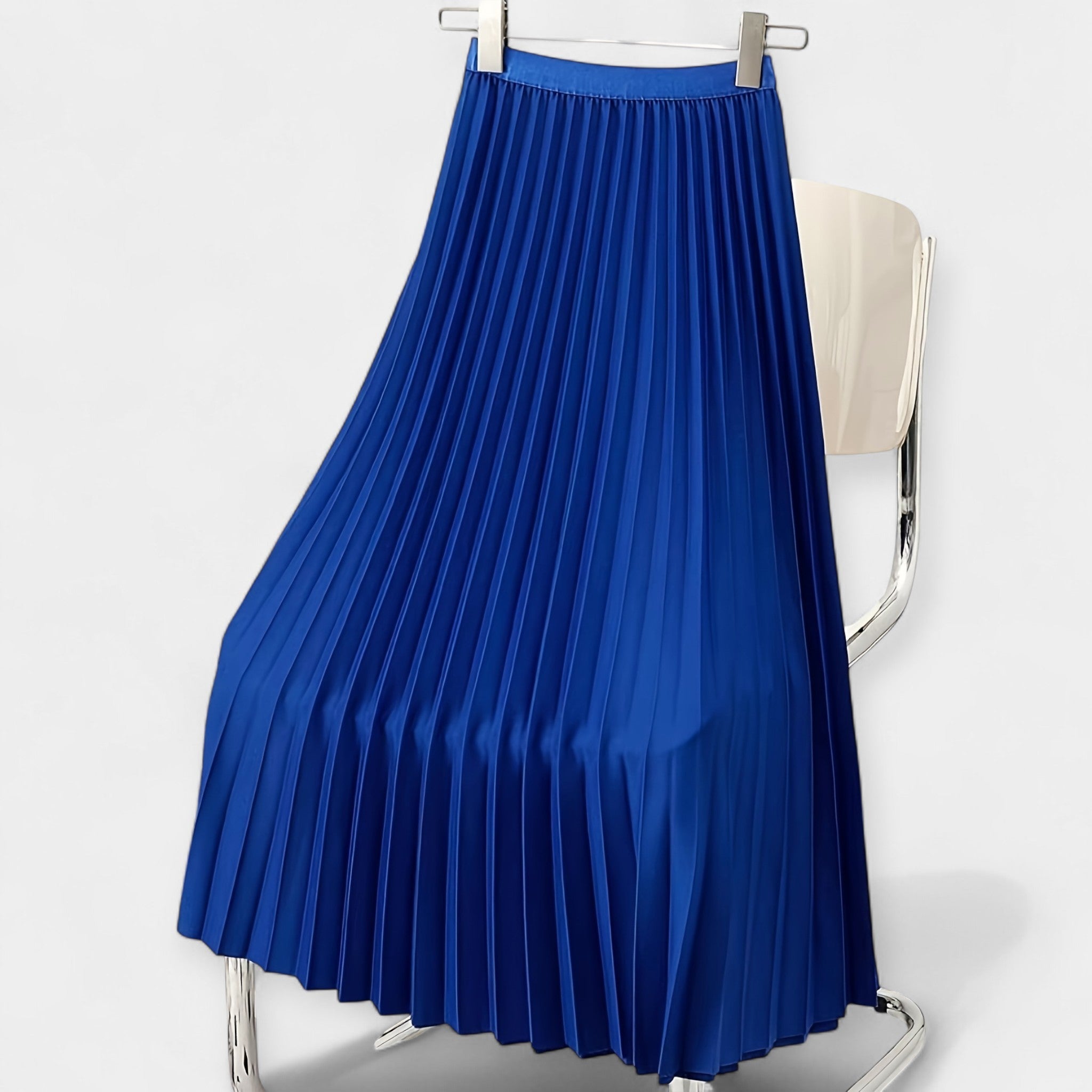 Charlotte | Luxurious Glamorous Pleated Satin Skirt
