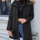 Women's casual quilted hooded windbreaker