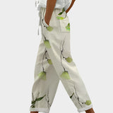 Rowan | Lightweight Floral Print Comfortable Trousers