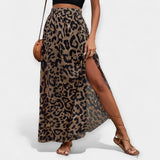 Alexandrine | Incomparable Leopard Print Midi Skirt