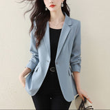 Women vintage blazer with long sleeves