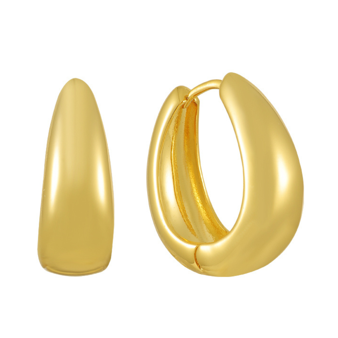 Gold Vermeil Hoop Earrings Exclusive Limited Edition