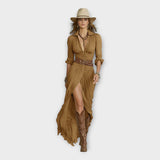 Alexandra | Glamorous Bohemian Long Dress Ensemble