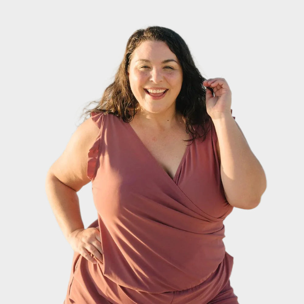 Ainsworth | Luxurious Ruffle Swimsuit Bust Support