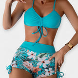Amelia Rose Carter | High Waist Bikini with Tropics