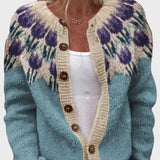 Ainsley | Luxurious Handwoven Vest Floral Embroidery