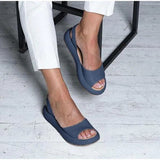 Women’s Sandals – Open Toe – Flat Sole – Slingback Strap – Minimalist Comfort