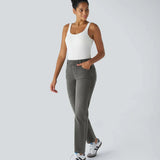 Rowan | Stretchy and Comfortable High-Waisted Trousers