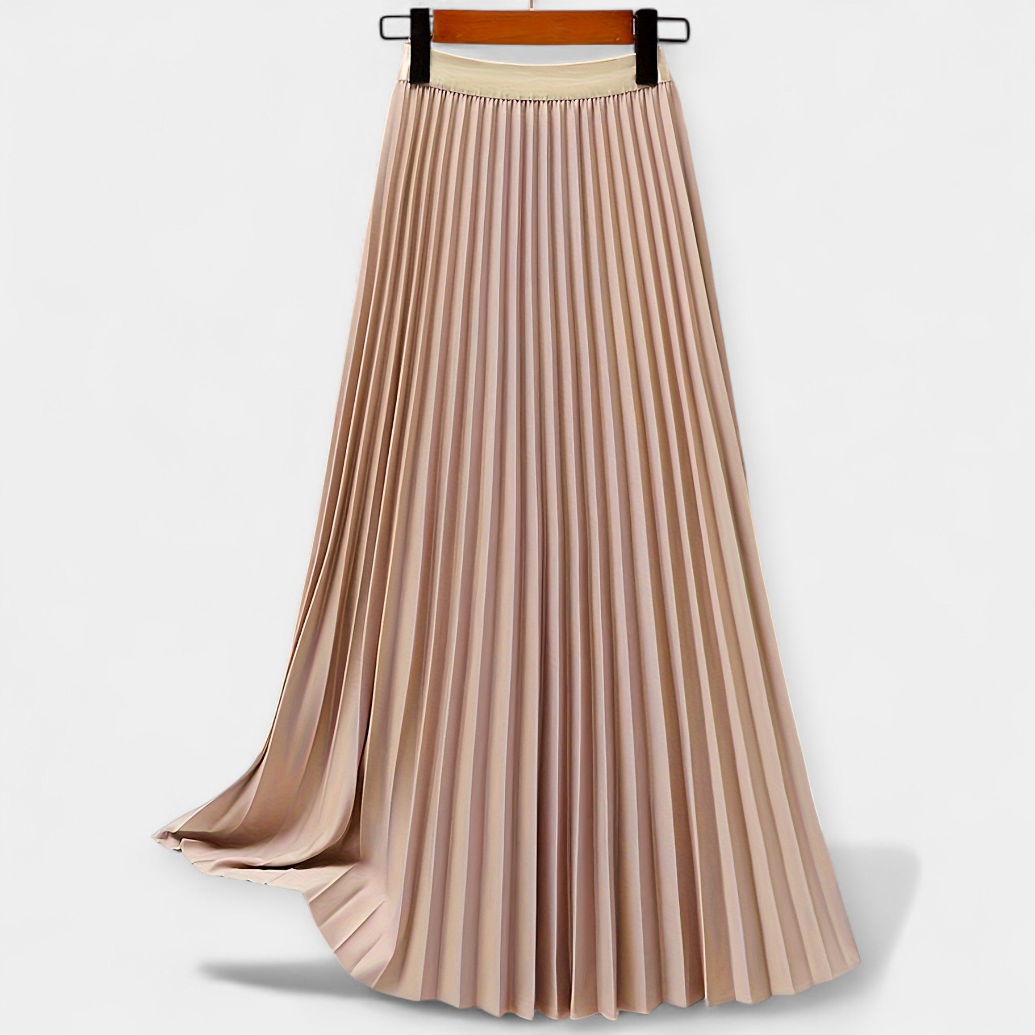 Charlotte | Luxurious Glamorous Pleated Satin Skirt