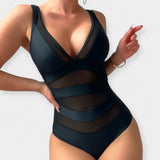 Alex | One-Piece Swimsuit Featuring Transparent Panels