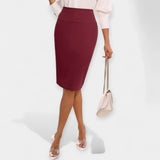 Christabella | Glamorous Tailormade Waist Midi Skirt