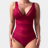 Alex | One-Piece Swimsuit Featuring Transparent Panels