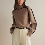 Aurora | Comfortable Sweater With Roll Collar