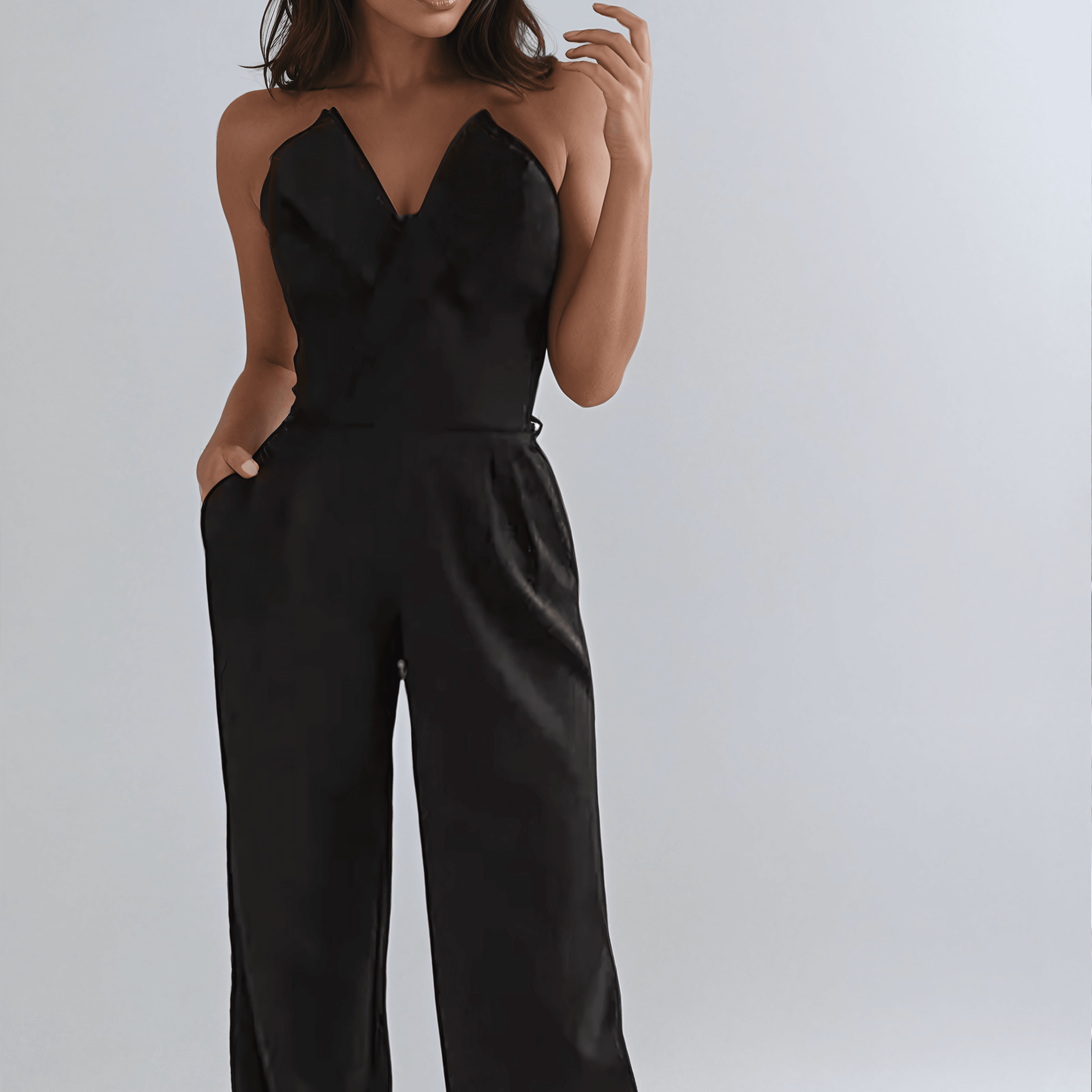 Elegant Ladies Jumpsuit - Suitable for Office & Business Look