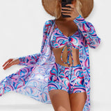 Alexandria | High-Waisted Bikini and Beachwear Set