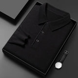 Artam - Warm Knit Long-Sleeve Polo