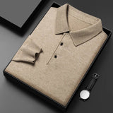 Artam - Warm Knit Long-Sleeve Polo