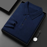 Artam - Warm Knit Long-Sleeve Polo