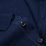 Artam - Warm Knit Long-Sleeve Polo