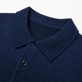 Artam - Warm Knit Long-Sleeve Polo