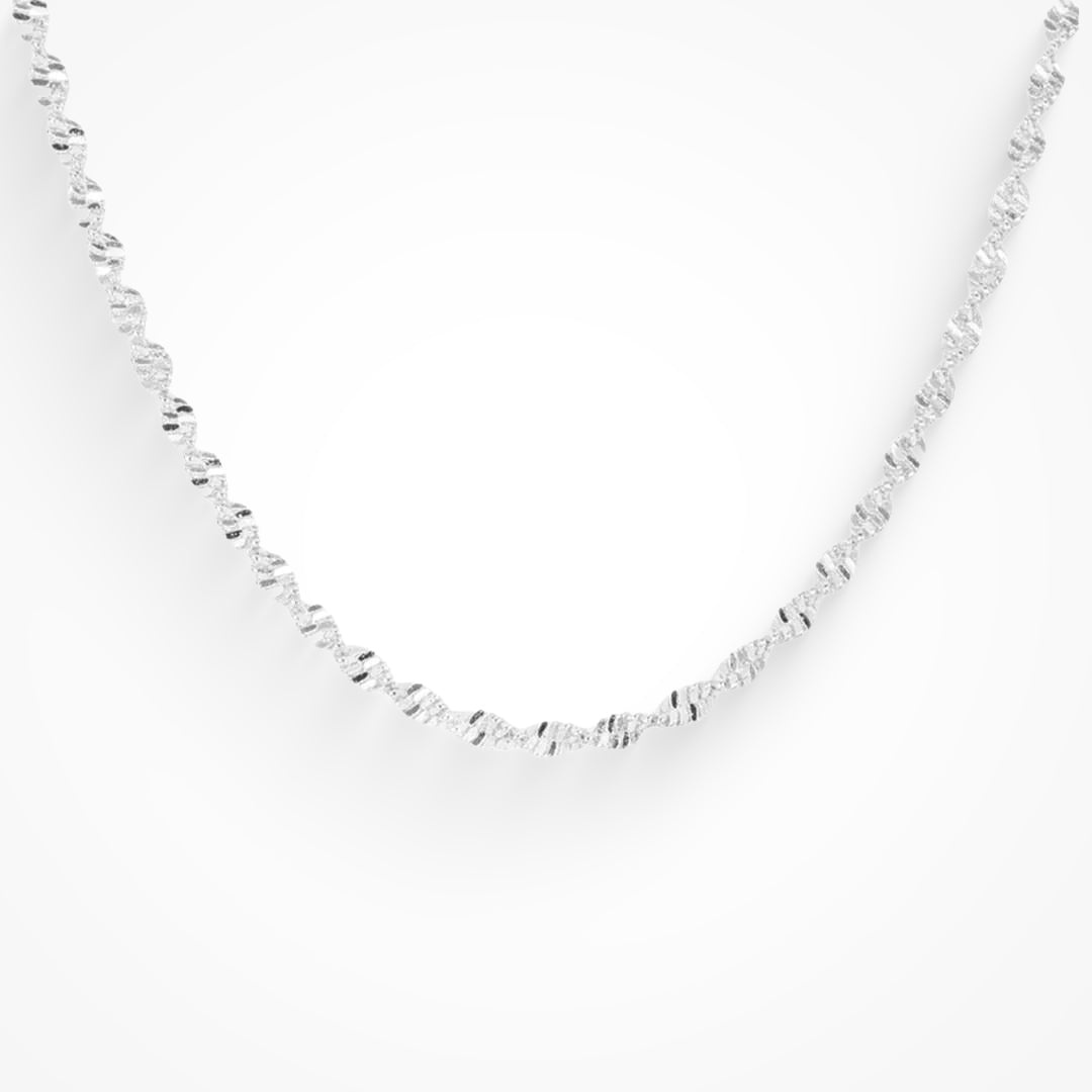 Double Twist Necklace Sterling Silver Limited Collection