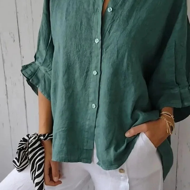 Bonnie – Relaxed Button-Up Shirt