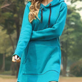 Skye | Hoodie Dress - Hooded with Kangaroo Pocket