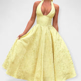 Amelia | Open-Back Rhinestone-Embellished Corset Midi Dress
