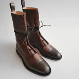 Florence | Leather Boots – Mid-Calf Length