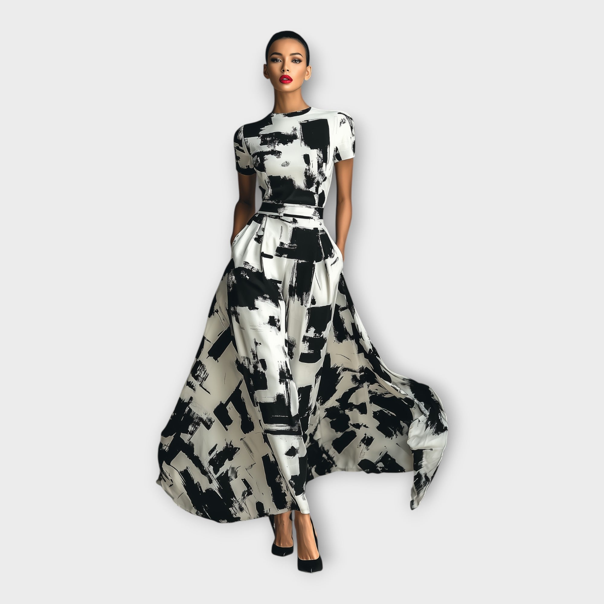 Alexandra | Long Dress With Artistic Sophistication