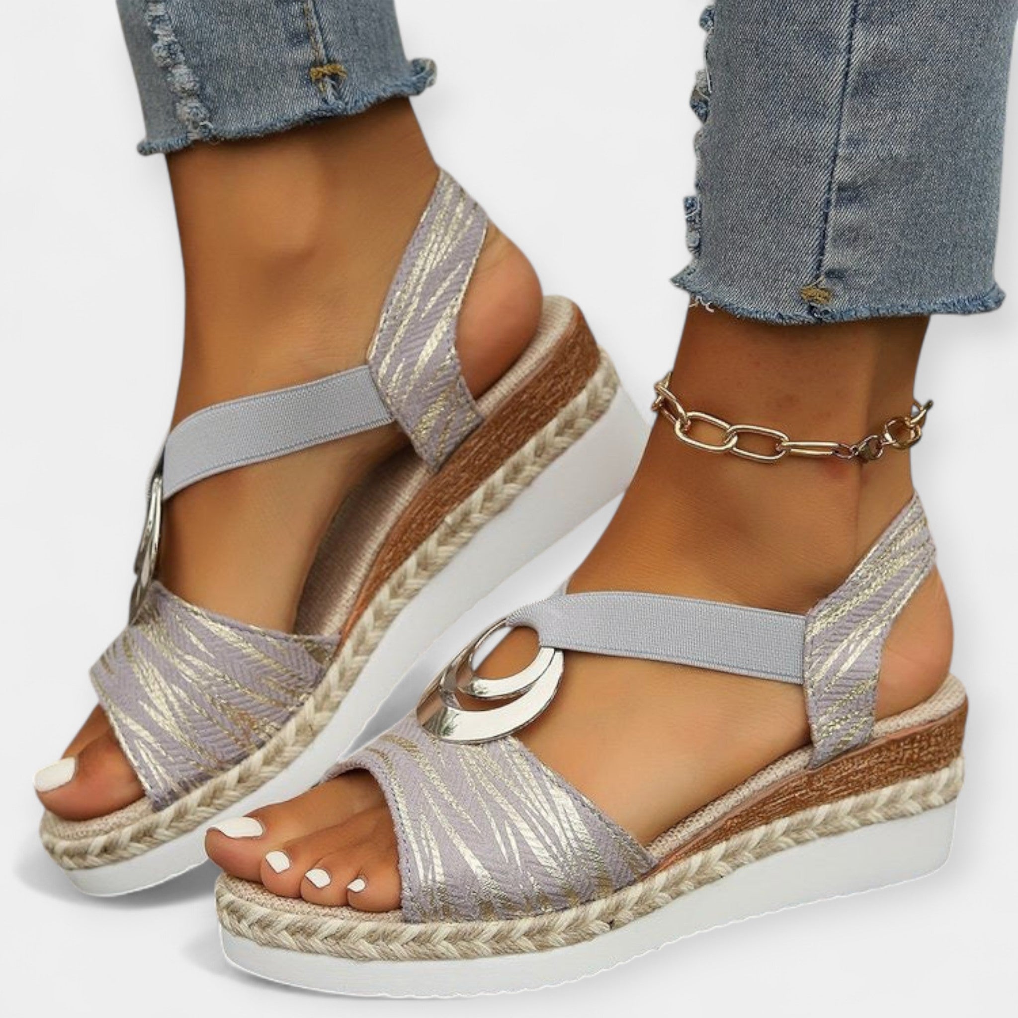 Christopher | Roman Sandals With Handwoven Leather